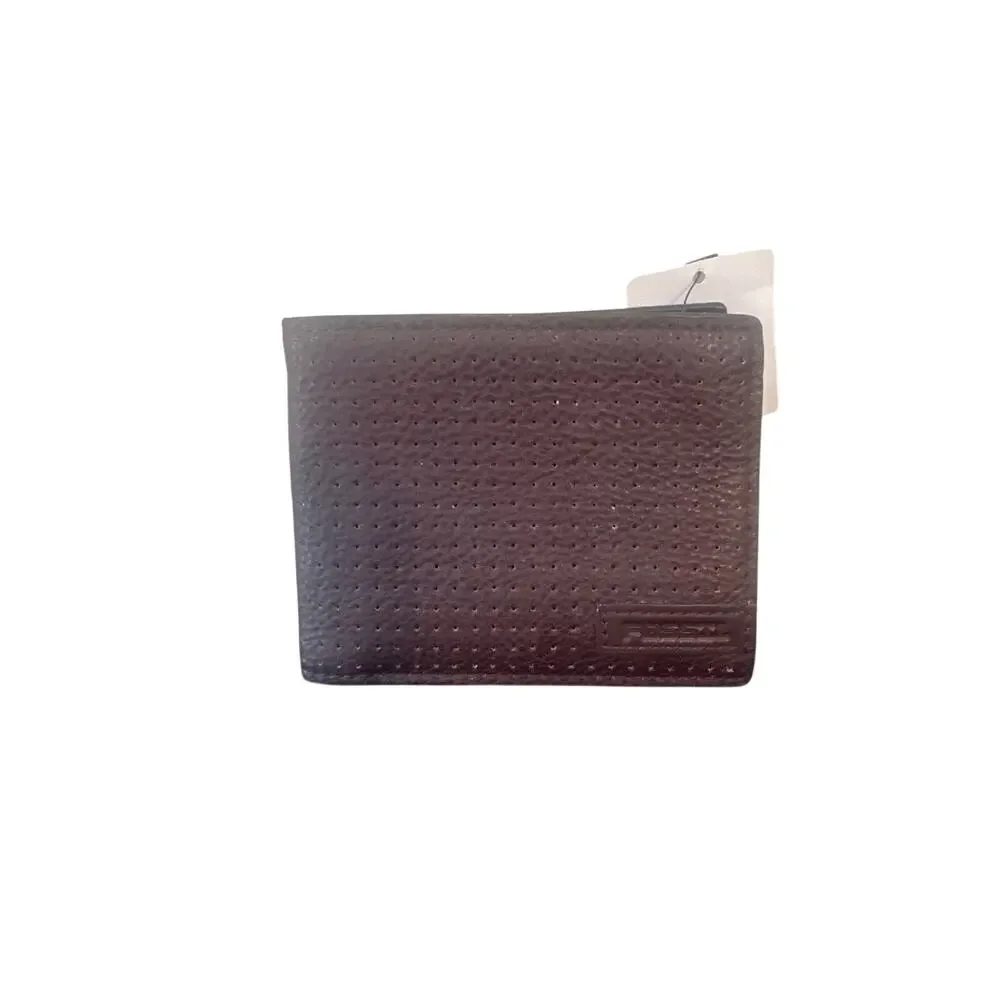 Fossil dark brown leather walle